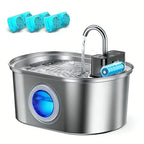 Wholesale 3.2L Stainless Steel Cat Water Fountain Wireless Sensor Smart Automatic Pet Water Dispenser OEM Cat Fountain 4000mAh