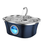 Hot Selling Custom 3.2/4L Stainless Steel Pet Water Dispenser with Water Level Wholesale Cat Water Fountain Manufacturer OEM ODM