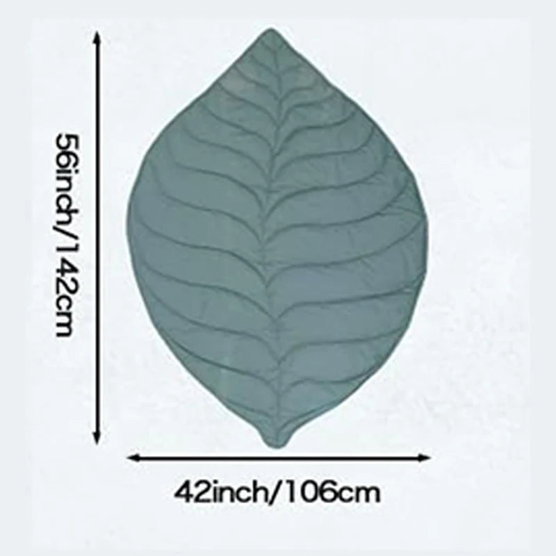 Decorative 3D Leaves Shaped Pet Blanket Cushion Household Cat Dog Blanket Soft Cooling Dog Mat Blankets for Dog Bed Couch Sofa