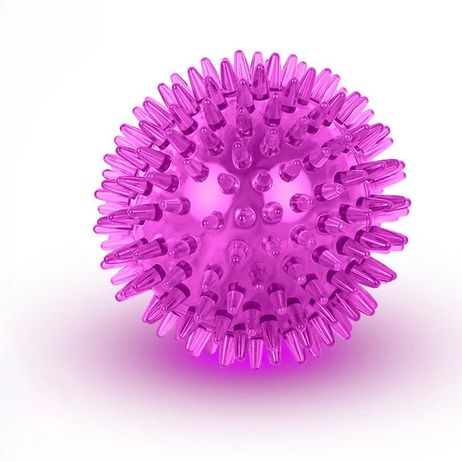 Large Spiky Dog Balls Dog Chew Toys for Aggressive Chewers Teething Puppies and Clean Teeth Interactive Squeaky Toy for Training