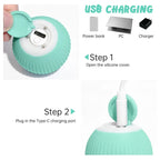 Smart Interactive Electronic Pet Cat Ball Eco-Friendly Automatic Rolling Indoor Play Kitten Training Toys