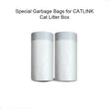 2 Rolls Pet Poop Bags Plastic Garbage Bag for Cats for Catlink AI Intelligent Voice Automatic Cat Litter Box Special Dog