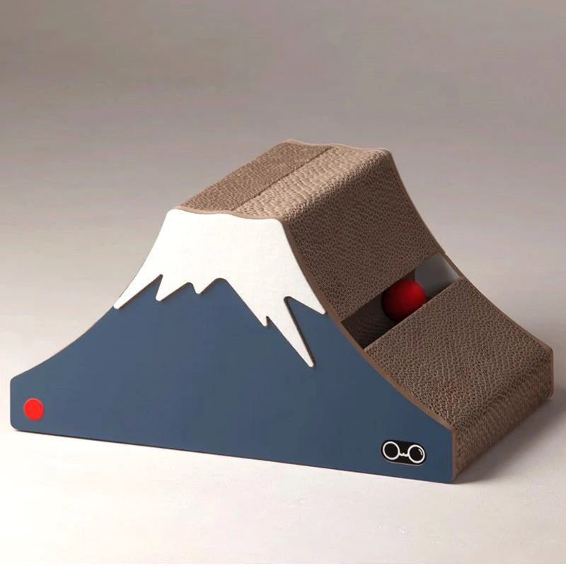 Petree Cat Scratcher Tower Mountain-Shape Home Furniture with Sisal Post Corrugated Paper Play Toy for Cats & Furniture Cat Toys