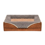 Removable and Washable Dog Sofa Large Dog Bed Suitable for All Seasons Dog Nest Comfortable Soft Cat Sofa Bed With Raised Edges