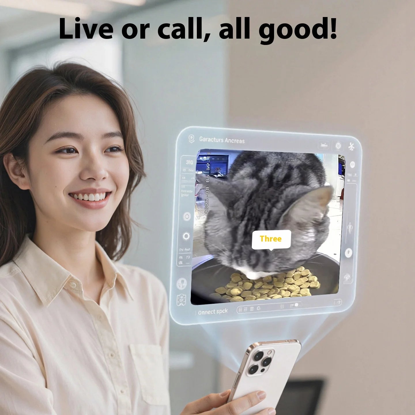 3L Intelligent Pet Feeder Intelligent Feeding Machine for Cats and Dogs Video Interactive OEM Automatic Cat Feeder with Camera