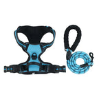 Dog Harness for Large Dogs No Pull Vest with Reflective Strip Control Handle Adjustable Comfortable for Easy Walking Pet Harness