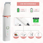 4 in 1 Dog Clippers Pet Hair Grooming Kit Low Noise Dog Paw Cleaner Trimming Paw Eyes Ears Face Dog Cleaning Pet Hair Clipper