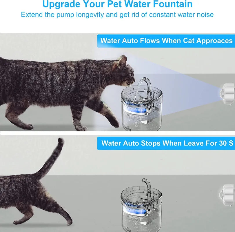 Intelligent Cat Water Fountain Motion Sensor Switch for Pet Fountain Automatic Sensor Auto Power-off Sensor Cat Supplies