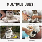 Adjustable Cat Grooming Bag Durable Bite & Scratch Resistant Mesh Stocked Bathing and Nail Trimming Tool