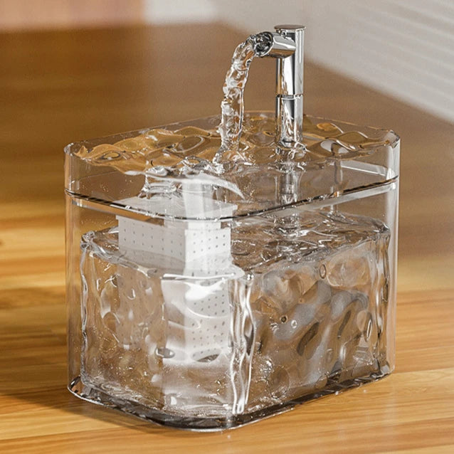 Cat Water Bowl Automatic Pet Fountain Cat Water Fountain Pet Water Dispenser Automatic Drinking Dispenser for Small Medium Pets