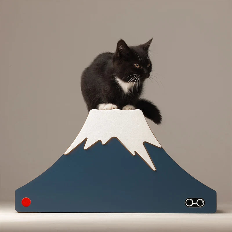 Petree Cat Scratcher Tower Mountain-Shape Home Furniture with Sisal Post Corrugated Paper Play Toy for Cats & Furniture Cat Toys