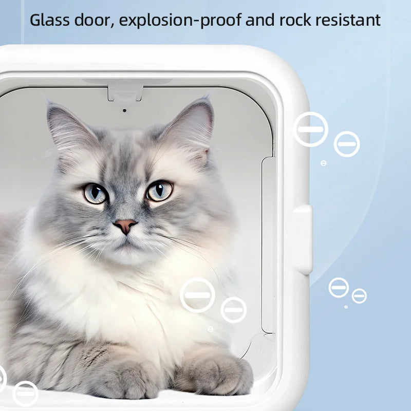 68L Smart Pet Dryer Box with 3 Air Vents 4 Speed Settings 1000W Low Noise Automatic Cat Drying Machine for Home Pet Grooming