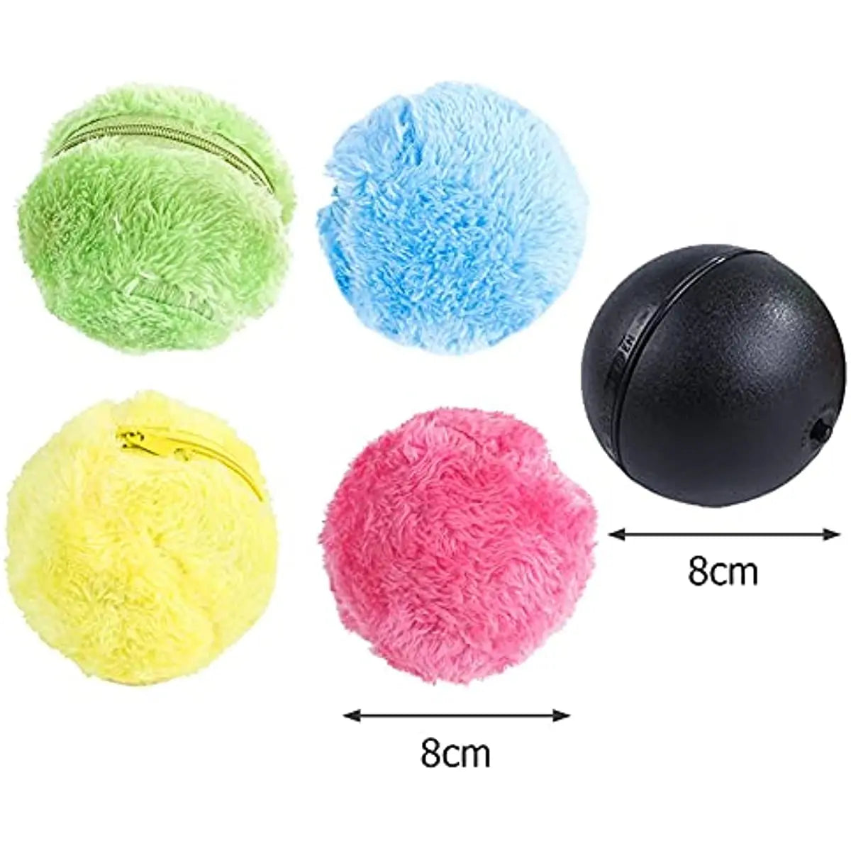Interactive Eco-Friendly Rolling Cat Ball Pet Toy for Cats and Dogs Funny Automatic Dog Ball Chew Toys Electronic Cat Supplies