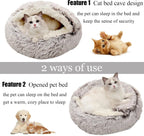 Summer All Seasons Round Shape Long Plush Warm Cozy Comfy Pet Dog & Cat Bed Large Dog Cushion