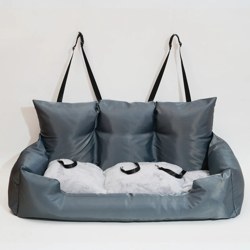 Travel Bolster Safety Large Dog Car Seat Bed for Cat Luxury Dog Beds Pet Backseat Cover Pet Beds Pet Seat Designer Dog Products