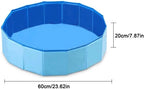 Foldable Dog Swimming Pool Bathing Tub Portable Pet Paddling Pool for Dogs Cats Indoors Outdoors Pet Swimming Pool Water Pon