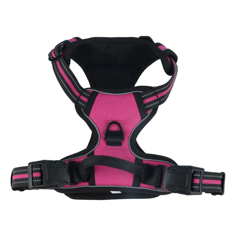 Dog Harness for Large Dogs No Pull Vest with Reflective Strip Control Handle Adjustable Comfortable for Easy Walking Pet Harness