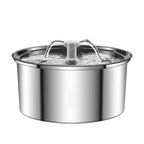 Hot Selling Custom 3.2/4L Stainless Steel Pet Water Dispenser with Water Level Wholesale Cat Water Fountain Manufacturer OEM ODM