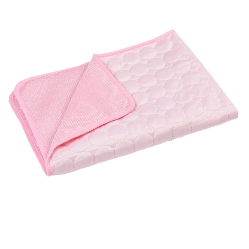Dog Cooling Mat Summer Pad Mat Cat Blanket Sofa Breathable Pet Dog Bed Washable Pet Mat in Car Dog Products