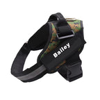 Custom Dog Harness Vest ID Patch Reflective Breathable Adjustable Pet Harness Designer Dog Harness Outdoor Dog Products