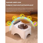 Smart Cat Feeder Plastic Cat & Dog Automatic Infrared Sensor Intelligent Lid Opening Anti-Mouse Pet Food Bowls