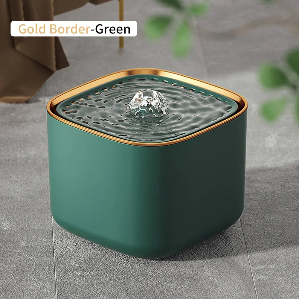 3L Large Capacity Automatic Pet Dispenser Pets Cat Water Fountain Cats Fountain Mute Pump Cat Puppy Water Dispenser with Filter