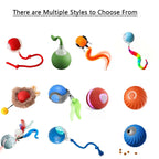 Interactive Cat Ball Toy Automatic Rolling Ball with Tail Rechargeable Smart Pet Interactive Toy Intelligent Mouse for Cat