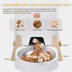 OEM 5L Automatic Pet Feeder Smart Dog Cat Food Dispenser WiFi Enabled Dual Stainless Steel Bowls with Time Settiming