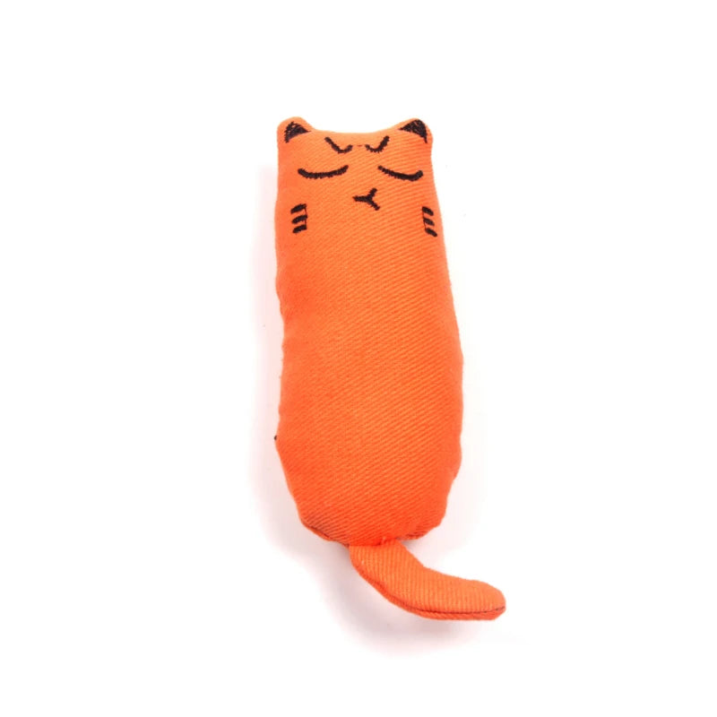Rustle Sound Catnip Toy Cat Products for Pets Cute Cat Toys for Kitten Teeth Grinding Cat Plush Toy Thumb Pillow Pet Accessories