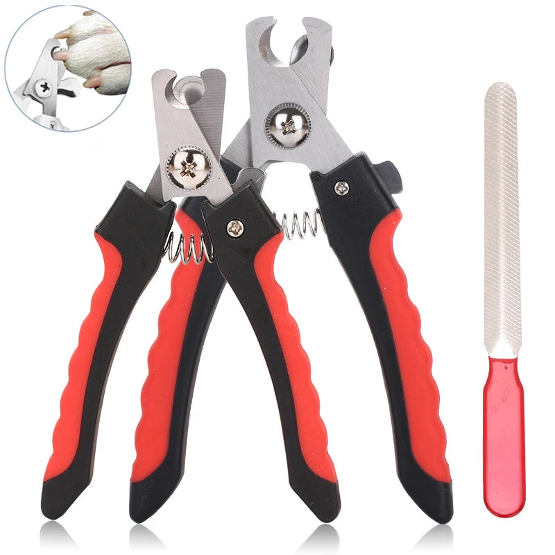 Professional Stainless Steel Pet Nail Trimmer Labor-Saving Convenient Dog Grooming Tool Essential Pet Supplies