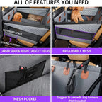 Extended Dog Car Seat Cover for Pet Car Seat Cover Oxford Cat Seat Back Pet Hammock Car Back for Small Medium Large Dogs