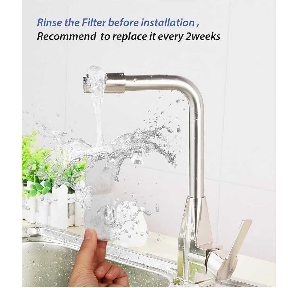 Cat Water Fountain Filters Replacement Filter with Coconut Activated Carbon for Pet Dog Cat Water Dispenser