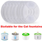 4PCS Activated Carbon Filters Pet Fountain Automatic Flower Water Dispenser Filters Replacement Pet Dog Cat Drinker Filter