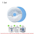 Cat Water Fountain Filters Activated Professional Removable Circle Reusable Fountain Carbon Filter Drink Fountain Filter