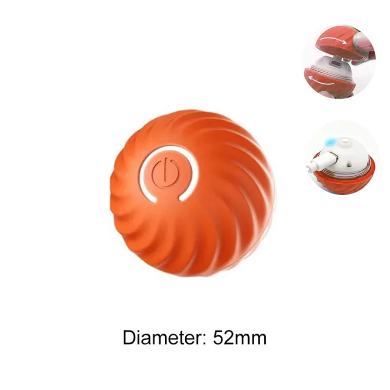 Interactive Electronic Dog & Cat Toy Ball-Smart Moving Automatic Jump & Roll Eco-Friendly Silicone Fashion & Luxury Style