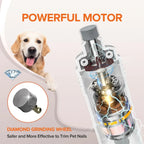 Electric Dog Nail Clippers for Dog Nail Grinder USB Charging Pet Trimmer Quiet Cat Dogs Paws Nail Grooming Tools Cat Claw Cutter
