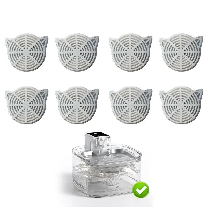 Cat Water Fountain Replacement Filters Activated Circle Fountain Carbon Filter for Hot Sale Fountain Professional Manufacturer