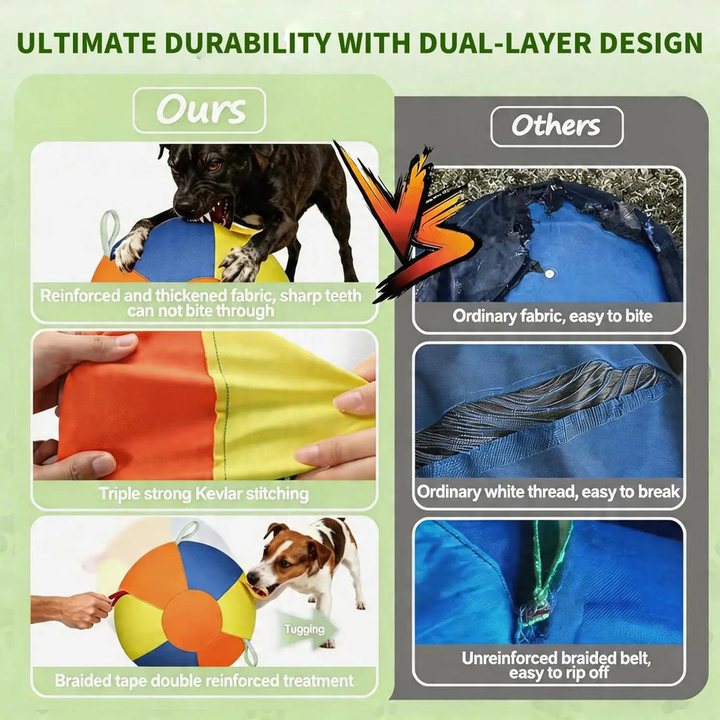 Wholesale Herding Ball for Dogs 22 Inch Calming Jumbo Ball for Dog Training Balls with Heavy-Duty Handle Cover and Pump