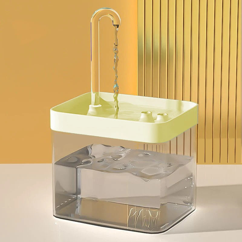 1.5L New Transparent Cat Water Fountain Cat Fountain Electric Recirculate Filtering Drinker Pet Water Dispenser Cat Products