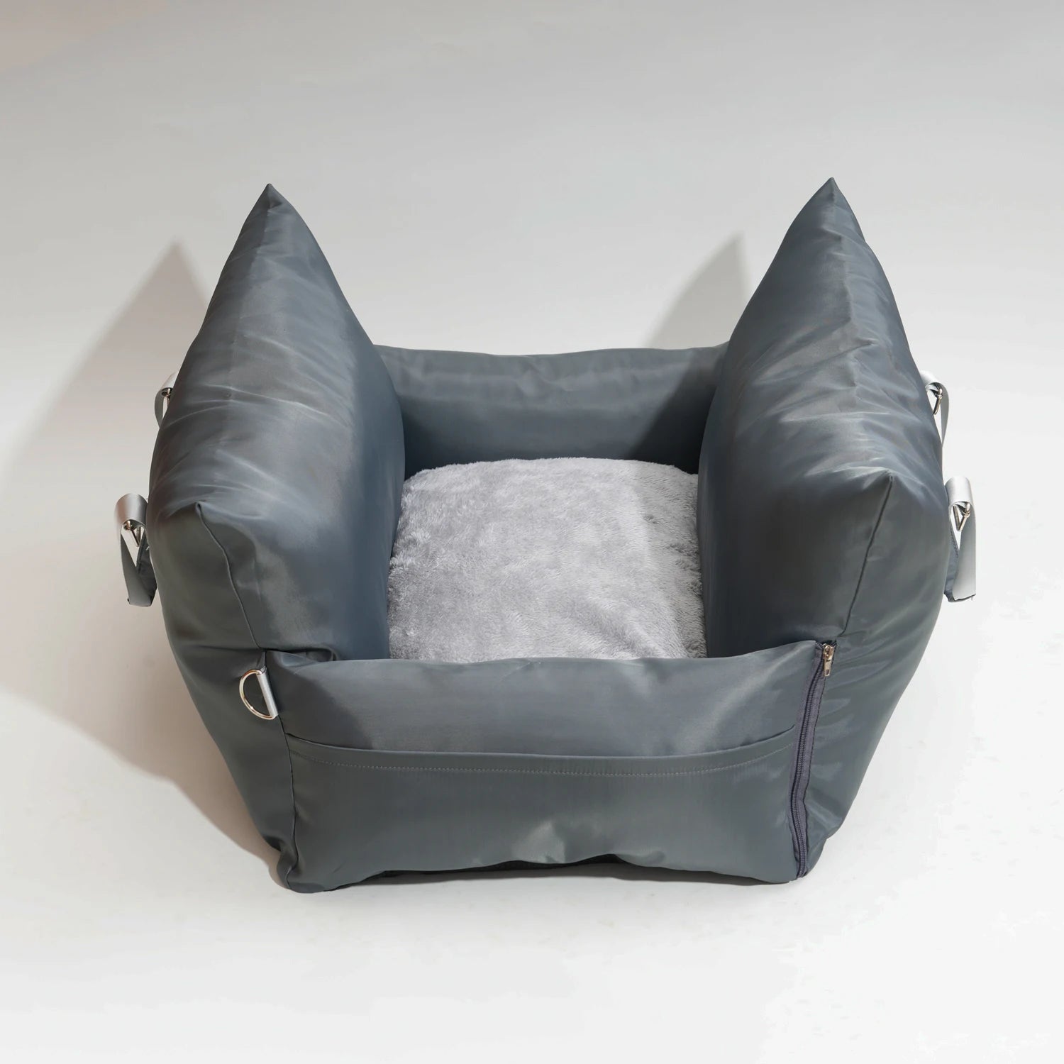 Luxury Waterproof Dog Car Seat Bed Comfortable Puppy Travel Pet Car Safety Buckle Customizable OEM Logo for All Season