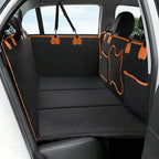 Custom Oxford Dog Seat Cover Back Seat Extender Hard Bottom Car Hammock for Pets Comfortable Pet Cover for Car Ride