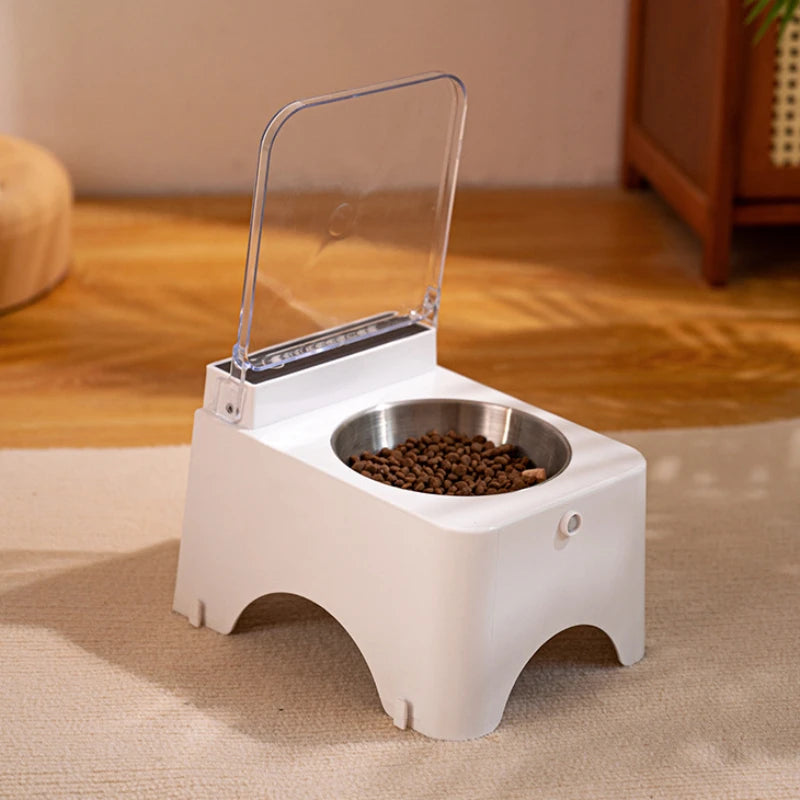 Smart Cat Feeder Plastic Cat & Dog Automatic Infrared Sensor Intelligent Lid Opening Anti-Mouse Pet Food Bowls