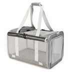 Pet Carrying Backpack Transport Kennel Portable Shoulder Strap Tote Breathable Mesh Large Capacity Zipper Fashion Cat Dog Puppy