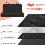 Oxford Waterproof Dog Car Seat Cover Non-slip Pet Mat Protector Universal Travel Mat for Cars and Cats Sport Style Design