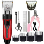 Electronic Pet Grooming Kit Dog Cat Clipper Dog Hair Trimmer Grooming Haircut Rechargeable Professional Dog Electric Shaver
