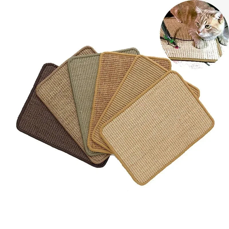Cat Scratcher Sisal Mat Board for Sharpen Nails Scraper Cats Tree Cat Scratching Post Sofa Mats Furniture Protector