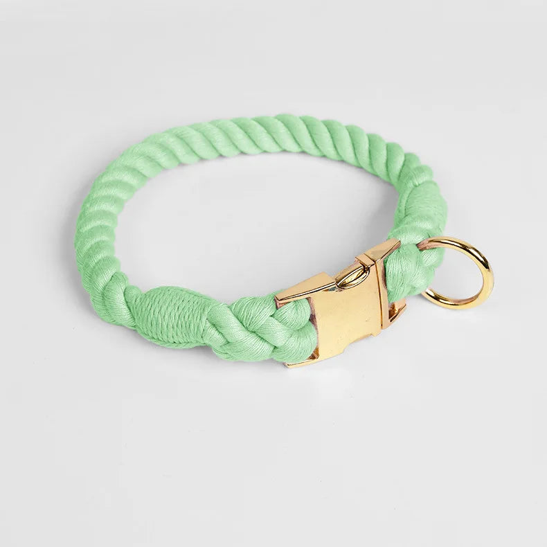 Large Medium Small Dog Products Personalized Pet Bow Tie Color Gradient Collar Metal Buckle Alloy D-Hook Polyester Cotton