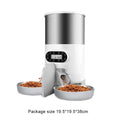 4.5L Smart Pet Feeder APP Control Automatic Pet Feeder Dispenser 304 Stainless Steel With Recording Timing Pet Feeding Bowl