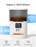 OEM 4L Automatic Cat Feeder APP Smart Pet Feeder Slow Pet Food Dispenser WIFI Time Seting Auto Pet Feeder Manufacturer
