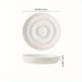 Ceramic Slow Feeder Bowl Basic Bowls for Healthy Eating Protects Cervical Spine Non-Tip Design for Kittens for Small Dog Breeds